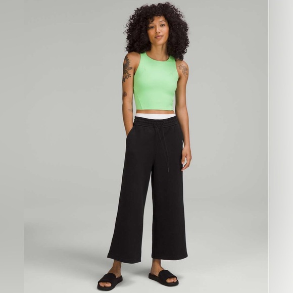lululemon athletica Pants - Lululemon loungeful high rise wide leg crop 18